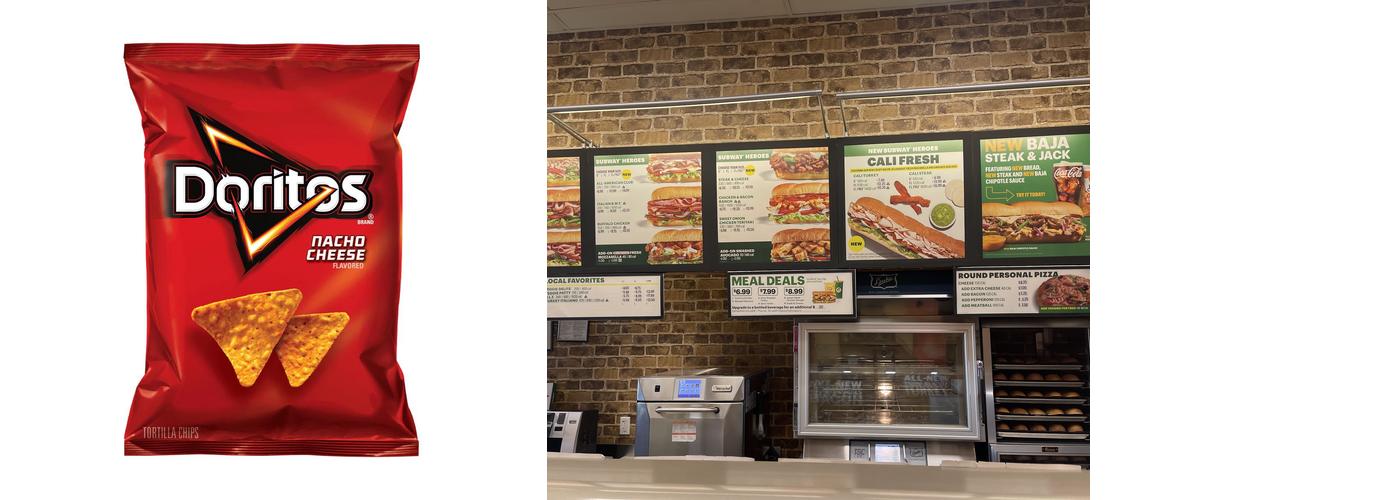 Subway Menu