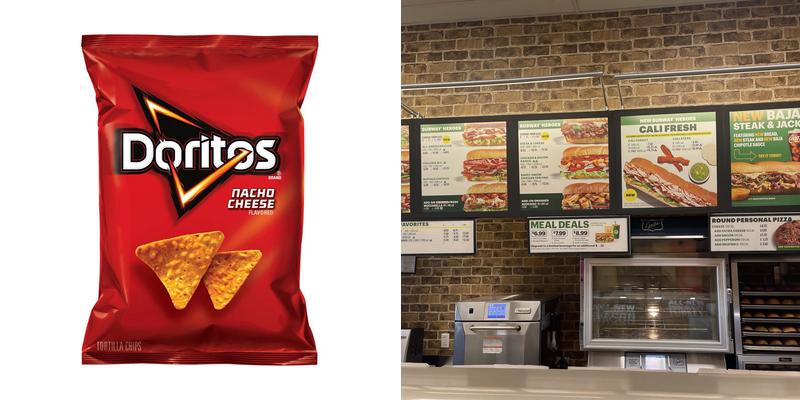 Subway Menu