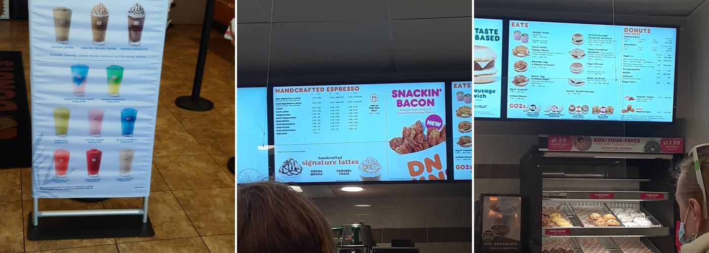 Dunkin' Menu