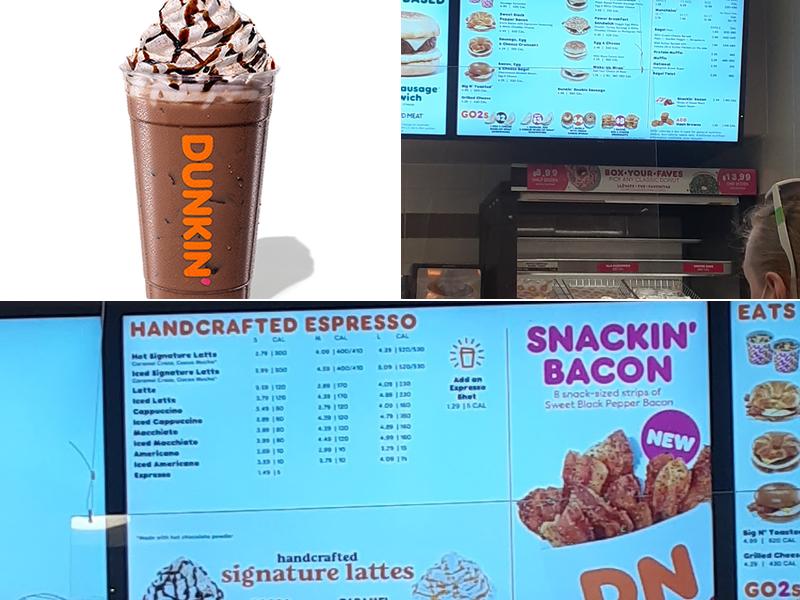 Dunkin' Menu