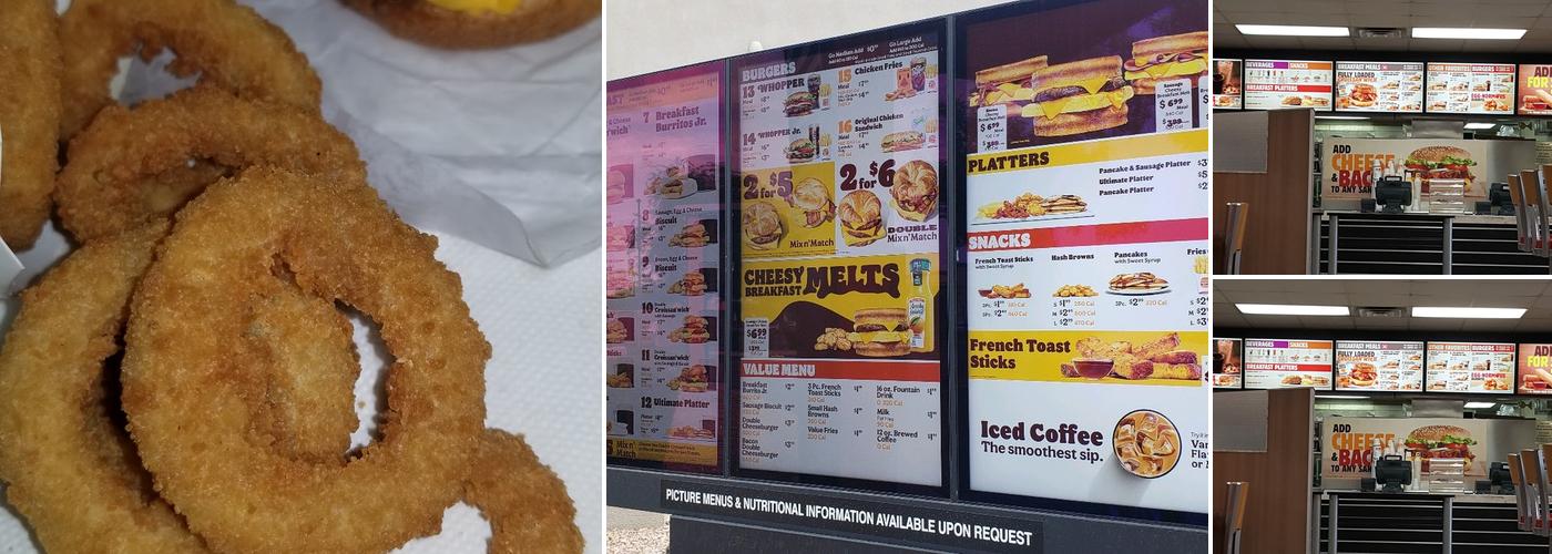 Burger King Menu