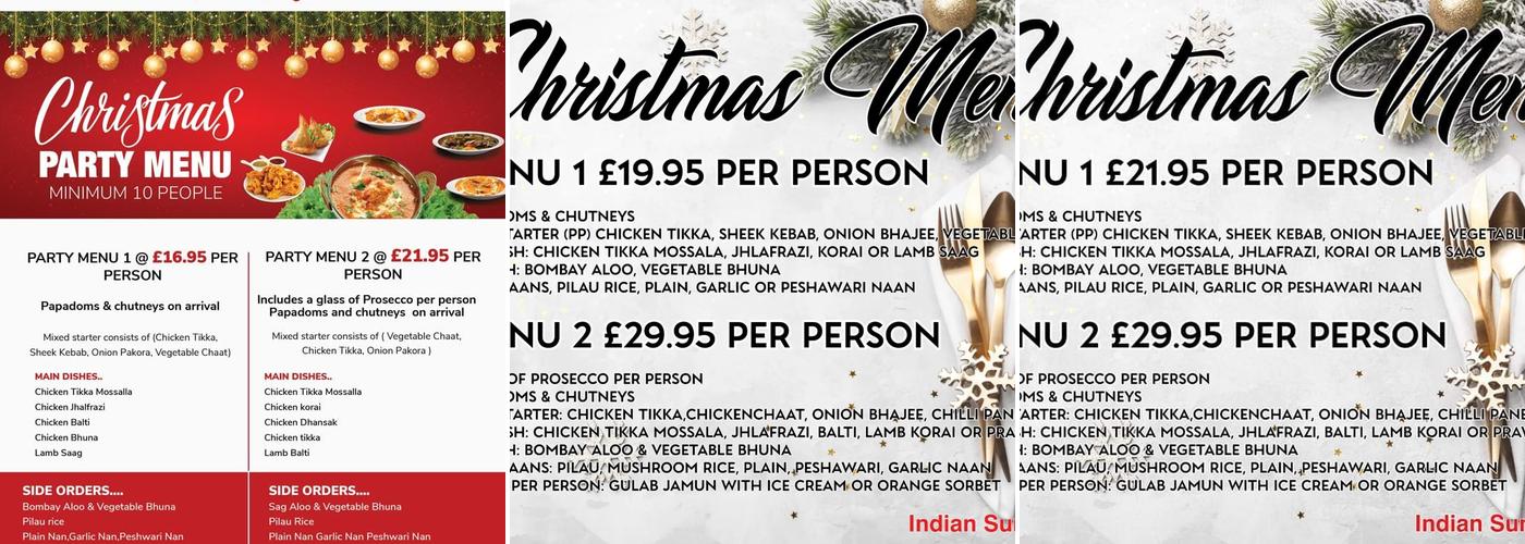 Indian Summer Restaurant & Takeaway Menu