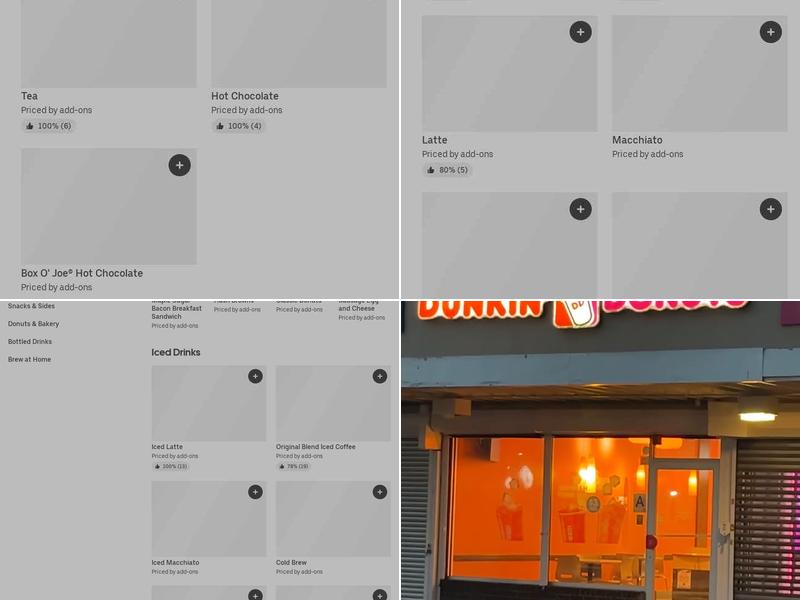 Dunkin' Menu