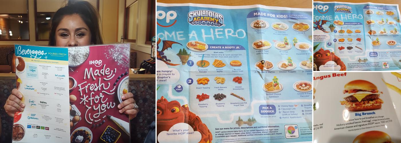 IHOP Menu