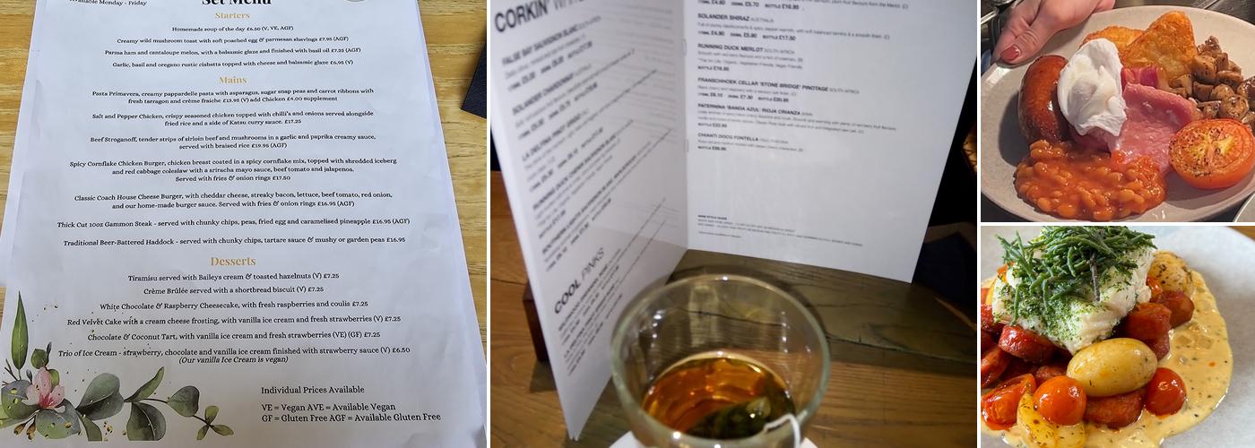 The Coach House Inn Menu