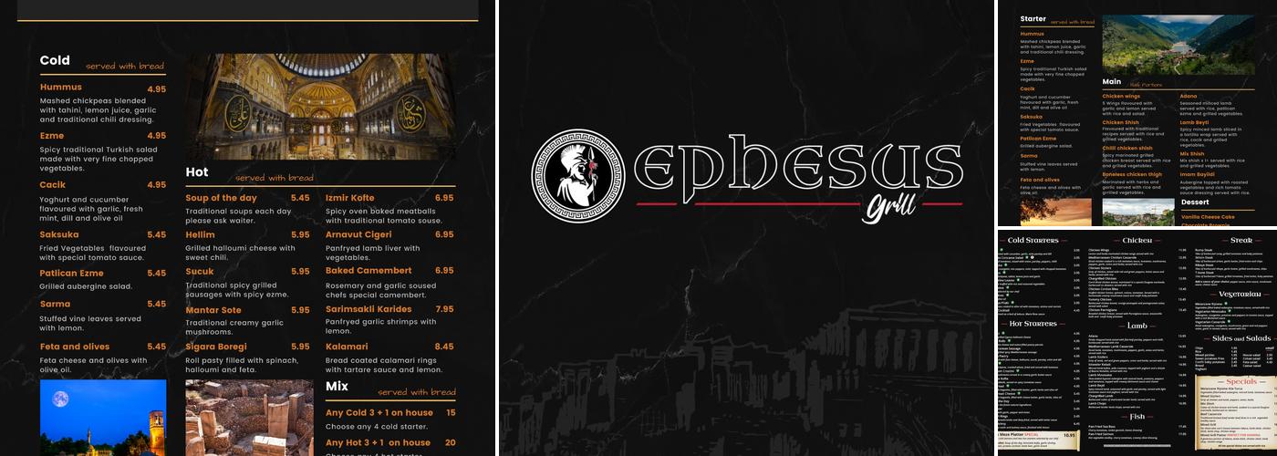 Frodsham's Grill Chester Menu