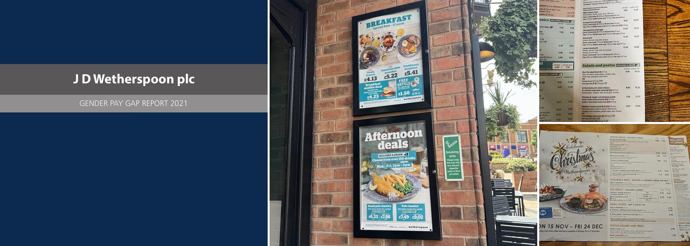 The Flying Standard - JD Wetherspoon Menu