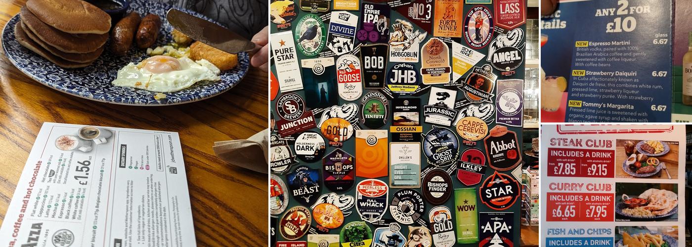 The City Arms - JD Wetherspoon Menu