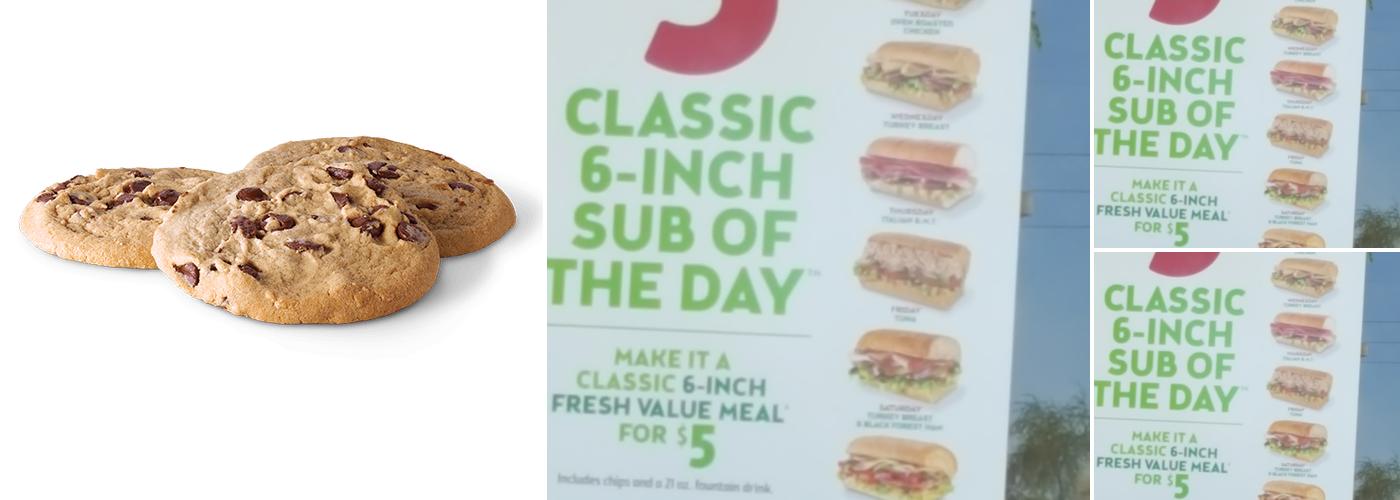 Subway Menu