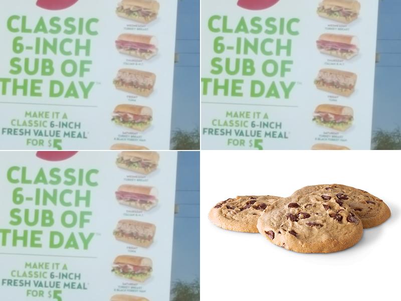 Subway Menu