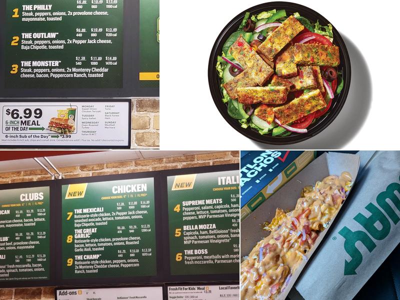 Subway Menu