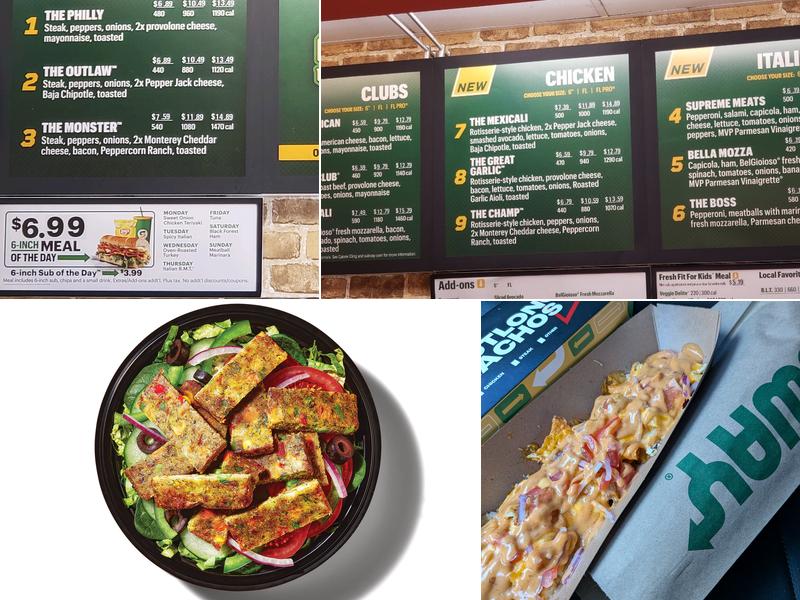 Subway Menu