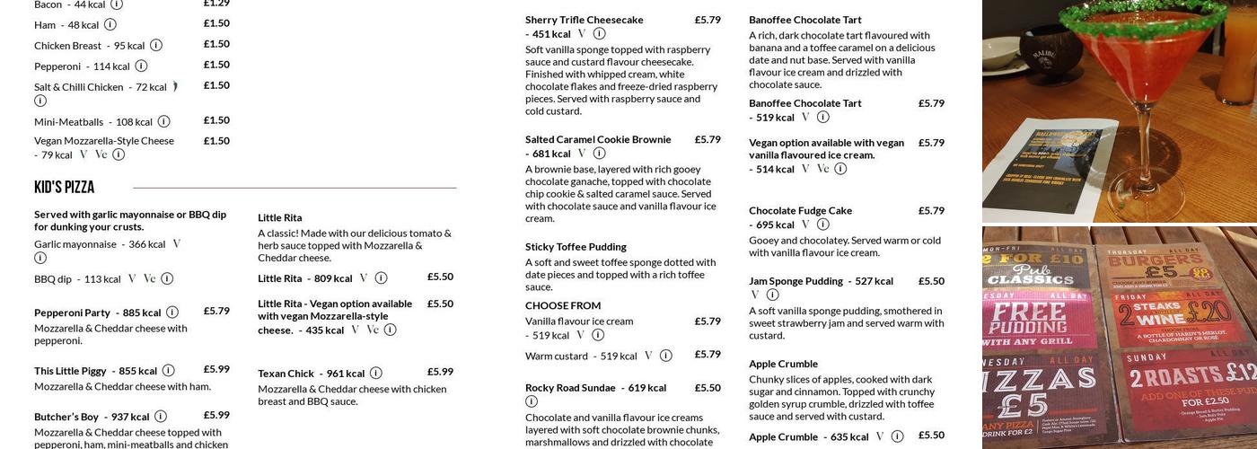 Ten Lock Flight Menu