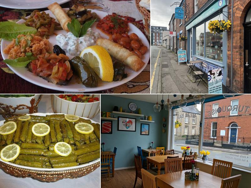 Turquoise Sandwich Bar