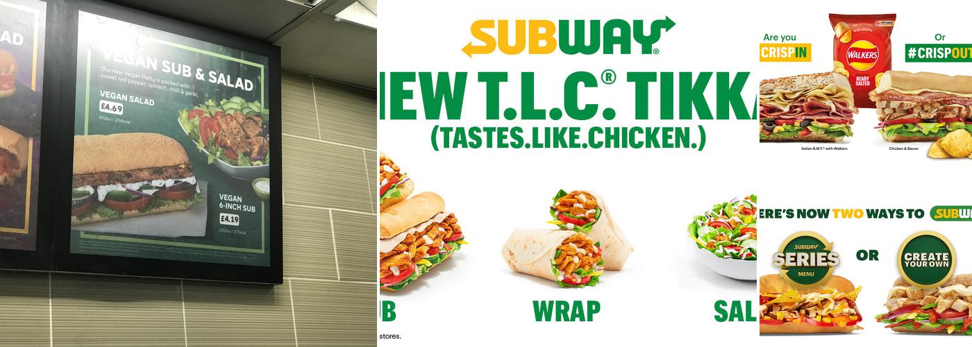 Subway Menu