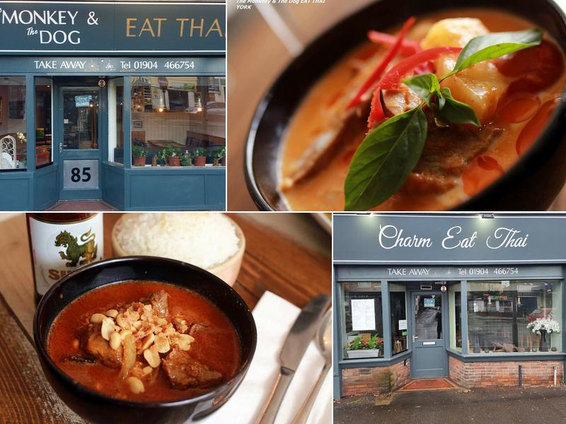 The Monkey and The Dog Eat Thai