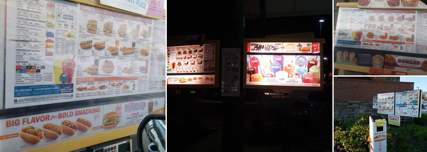 Sonic Drive-In Menu