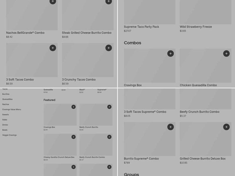 Taco Bell Menu