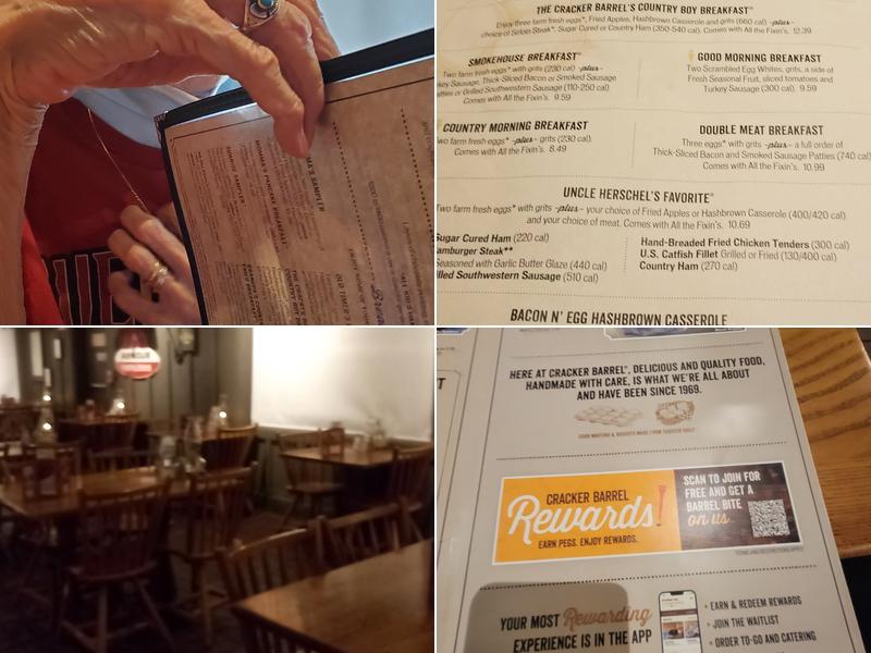 Cracker Barrel Old Country Store Menu