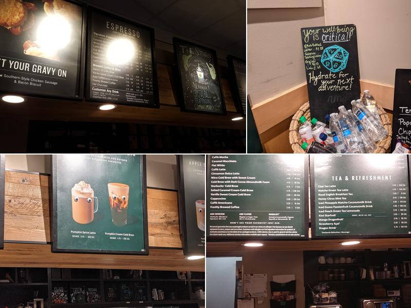 Starbucks Menu