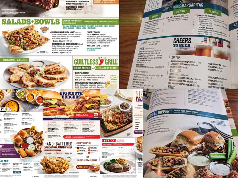 Chili's Grill & Bar Menu