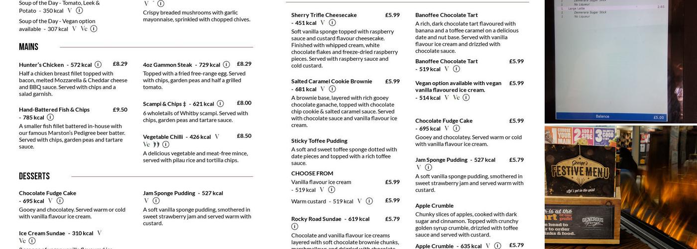 Tunny Catch Menu