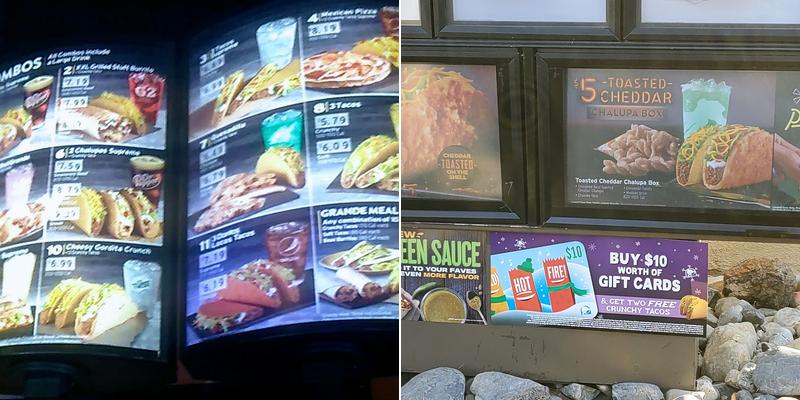 Taco Bell Menu