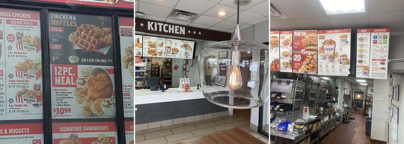 KFC Menu