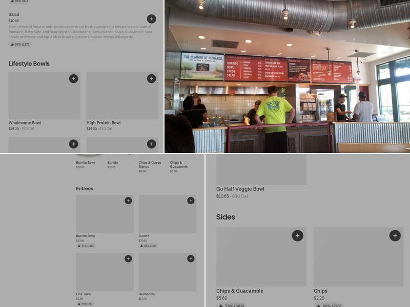 Chipotle Mexican Grill Menu