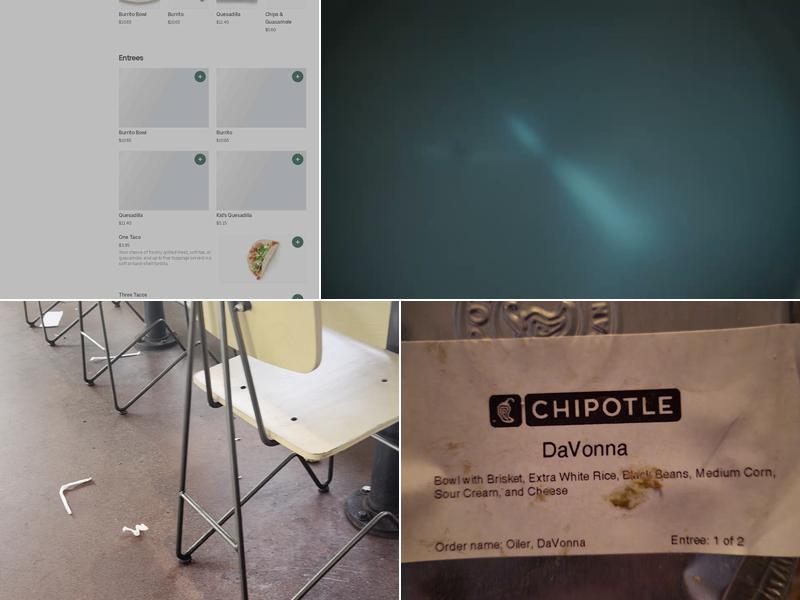 Chipotle Mexican Grill Menu