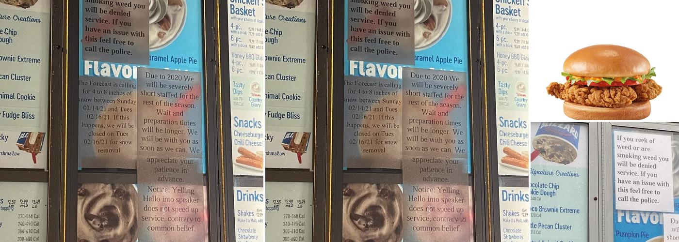 Dairy Queen Menu