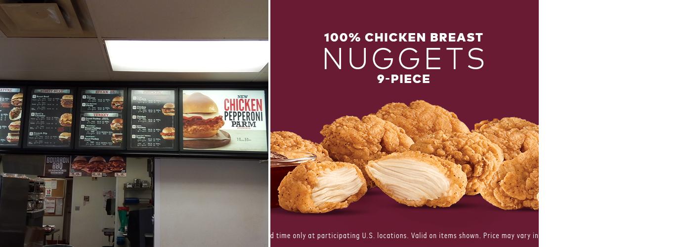 Arby's Menu