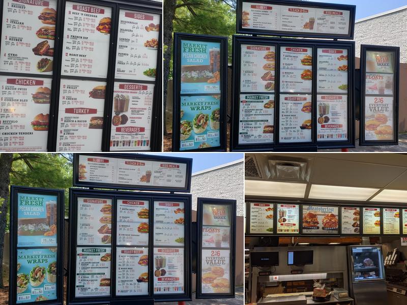 Arby's Menu