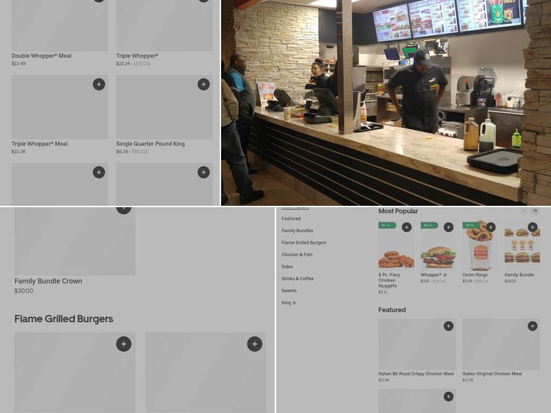 Burger King Menu
