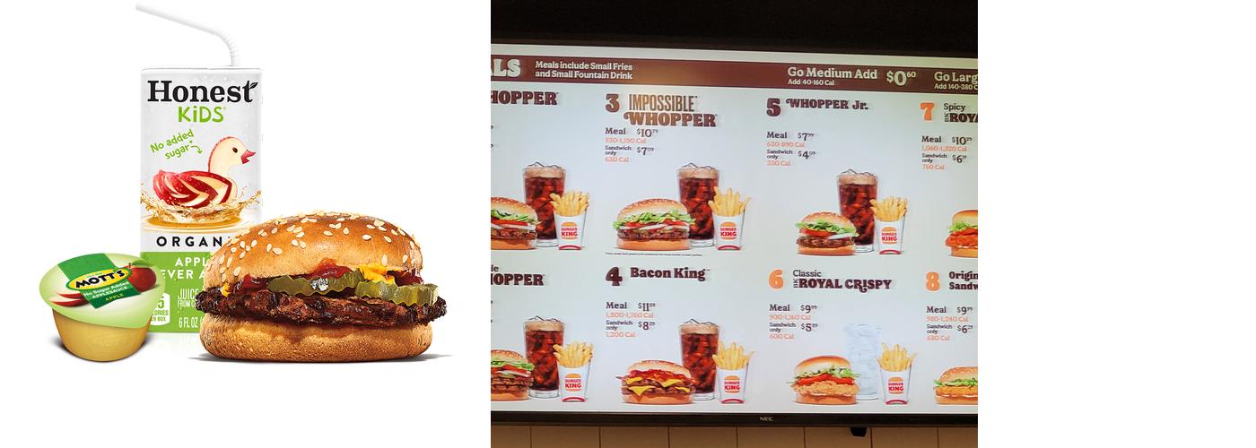 Burger King Menu