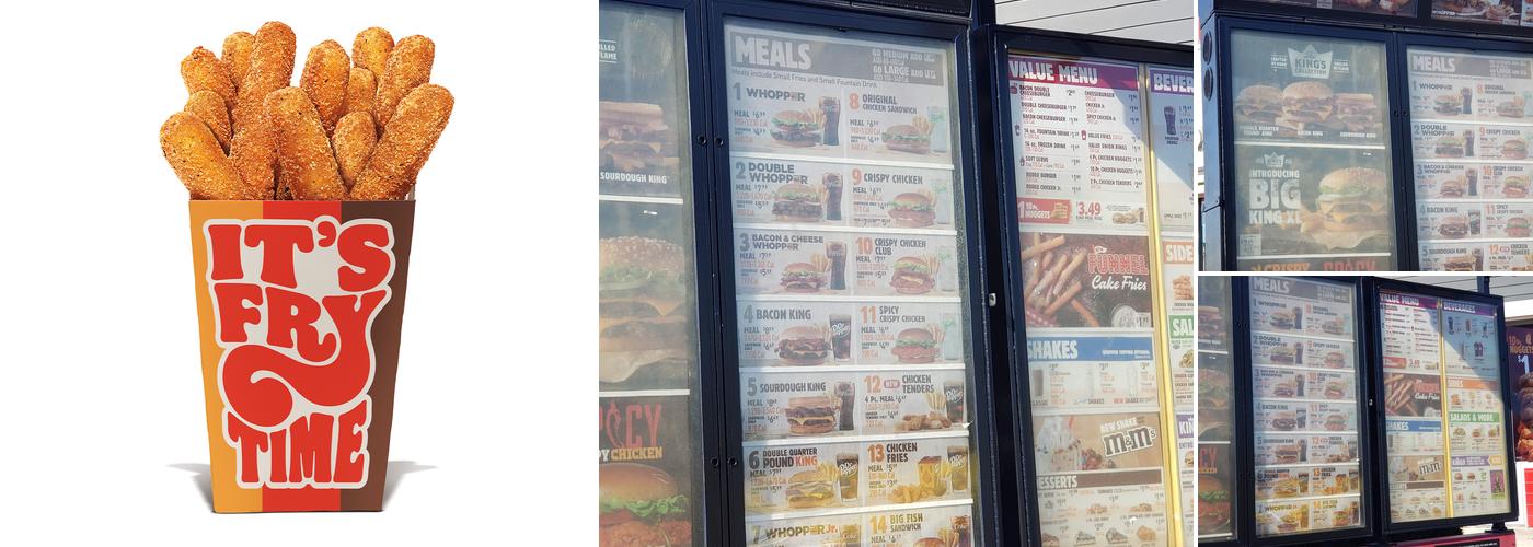 Burger King Menu