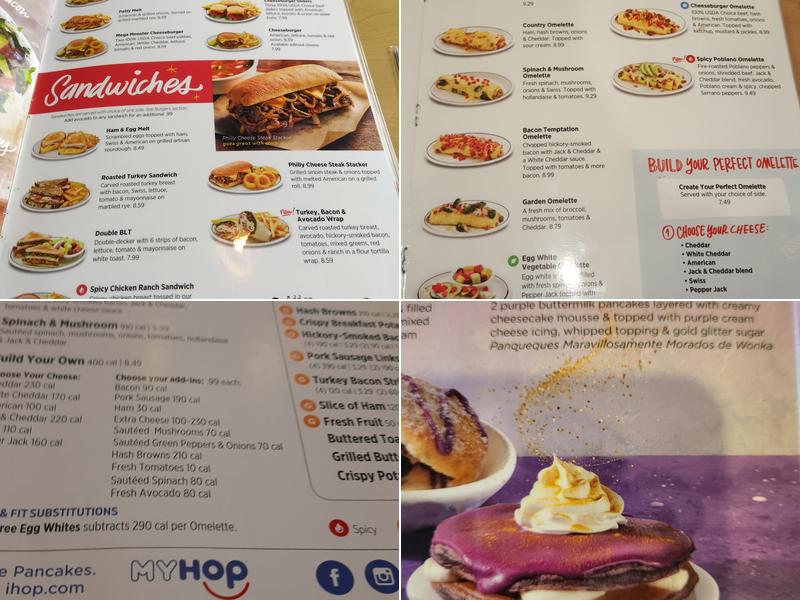 IHOP Menu