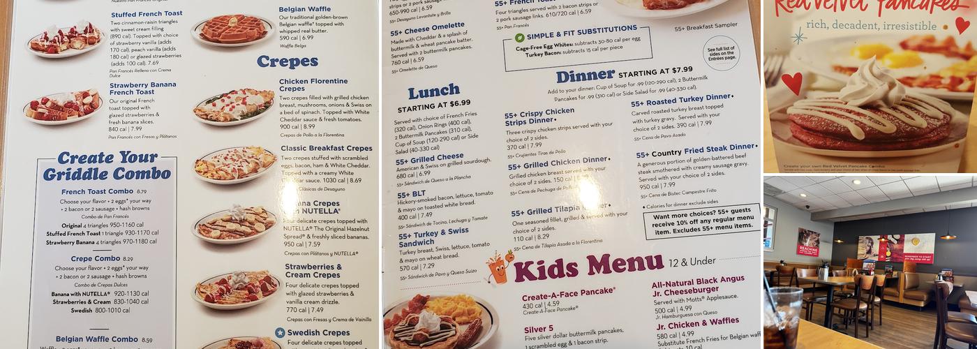 IHOP Menu
