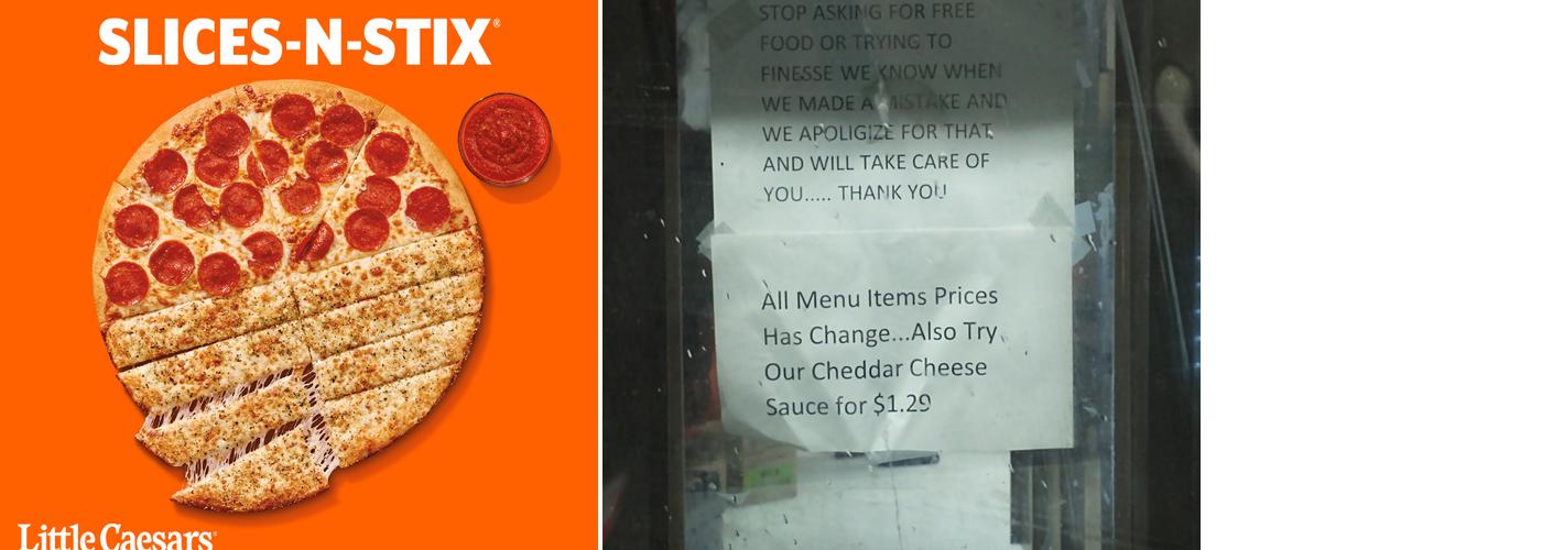 Little Caesars Pizza Menu