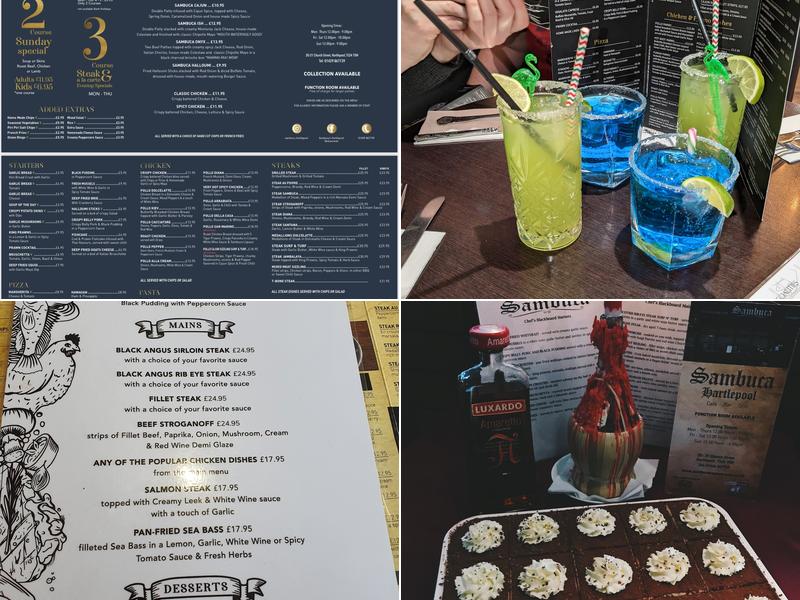 Sambuca Menu