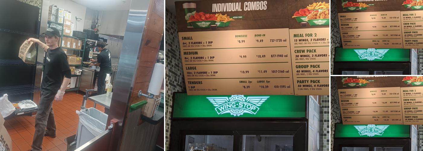 Wingstop Menu