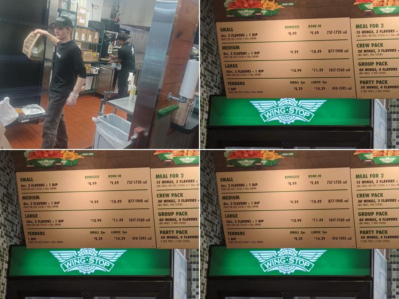 Wingstop Menu