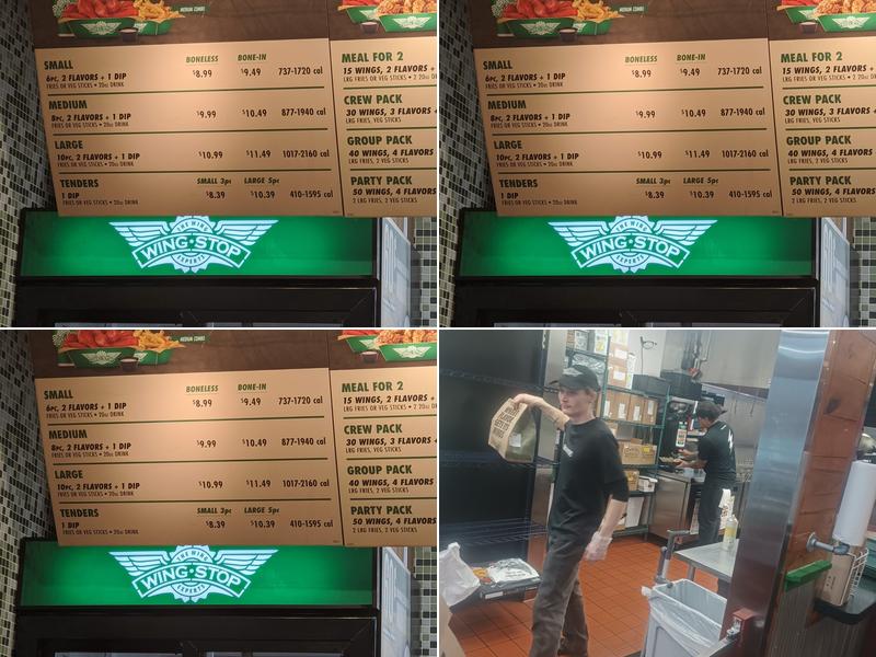 Wingstop Menu