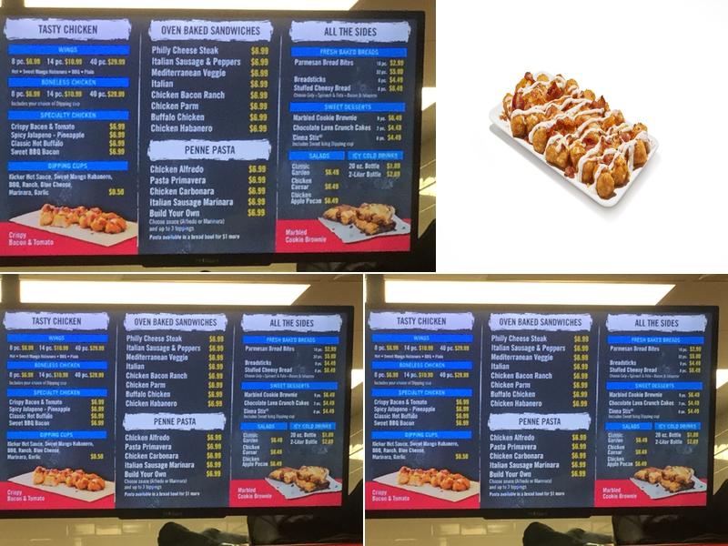 Domino's Pizza Menu