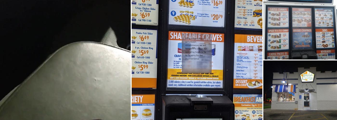 White Castle Menu