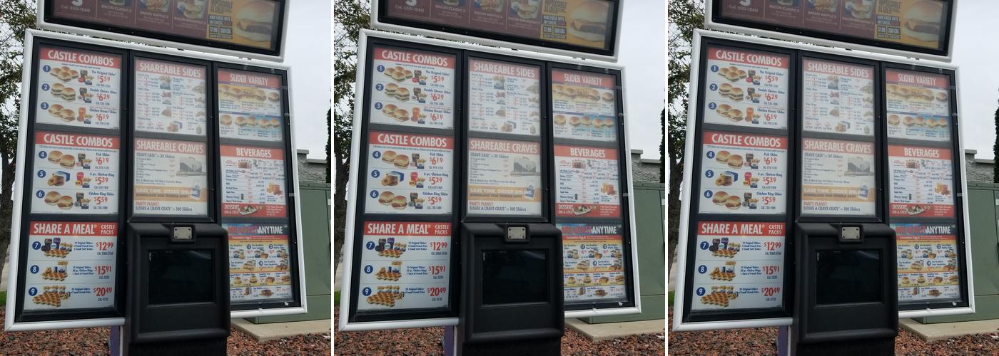 White Castle Menu