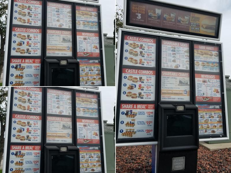 White Castle Menu
