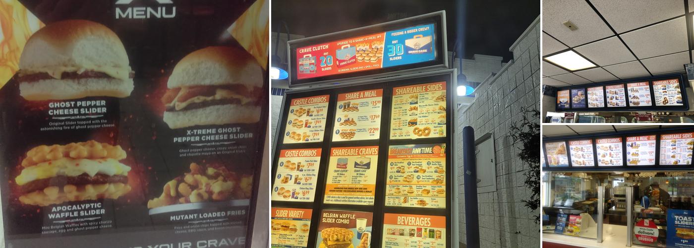 White Castle Menu