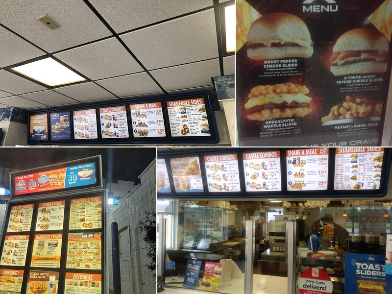 White Castle Menu