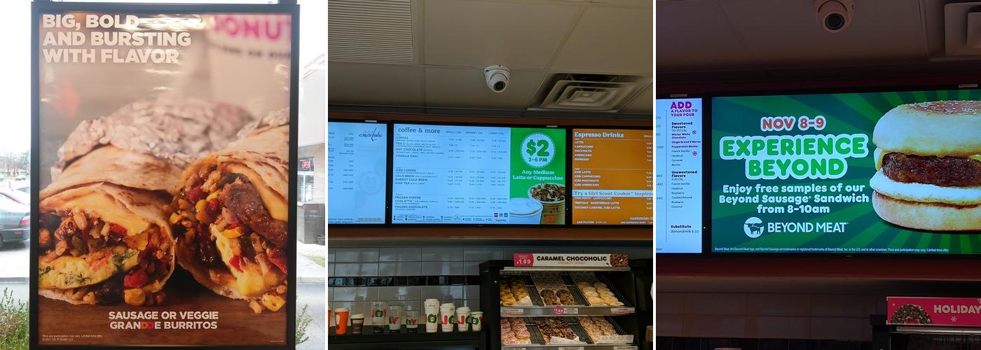 Dunkin' Menu